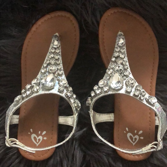 Justice Rhinstone T-Strap sandals - Picture 4 of 6